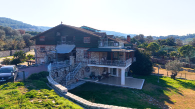 Kekliktepede Taşın Asaleti | 2 Dönüm Arsa İçinde Özel Taş Villa